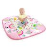 imageBright Starts 4in1 Groovin Kicks Piano Gym Tummy Time Play Mat ampamp Activity Baby Toys Pink  Floral Fiesta Newborn to ToddlerRainbow Tropics
