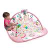 imageBright Starts 4in1 Groovin Kicks Piano Gym Tummy Time Play Mat ampamp Activity Baby Toys Pink  Floral Fiesta Newborn to ToddlerRainbow Tropics