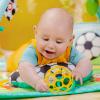 imageBright Starts 5in1 Your Way Ball Play  Jumbo Play Mat Converts to Ball Pit Baby Gym Newborn to Toddler  Totally Tropical GreenGrip  Kick Oball