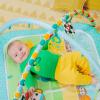 imageBright Starts 5in1 Your Way Ball Play  Jumbo Play Mat Converts to Ball Pit Baby Gym Newborn to Toddler  Totally Tropical GreenGrip  Kick Oball
