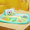 imageBright Starts 5in1 Your Way Ball Play  Jumbo Play Mat Converts to Ball Pit Baby Gym Newborn to Toddler  Totally Tropical GreenGrip  Kick Oball