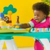 imageBright Starts Around We Go 2in1 Baby Walker Discovery Activity Center and Table Tropic Coral Ages 6 MonthsTropical Cool