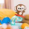 imageBright Starts Around We Go 2in1 Baby Walker Discovery Activity Center and Table Tropic Coral Ages 6 MonthsTropical Cool