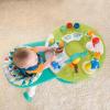imageBright Starts Around We Go 2in1 Baby Walker Discovery Activity Center and Table Tropic Coral Ages 6 MonthsTropical Cool