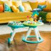 imageBright Starts Around We Go 2in1 Baby Walker Discovery Activity Center and Table Tropic Coral Ages 6 MonthsTropical Cool