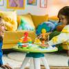 imageBright Starts Around We Go 2in1 Baby Walker Discovery Activity Center and Table Tropic Coral Ages 6 MonthsTropical Cool