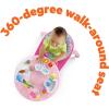 imageBright Starts Around We Go 2in1 Baby Walker Discovery Activity Center and Table Tropic Coral Ages 6 MonthsTropical Coral