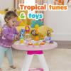 imageBright Starts Around We Go 2in1 Baby Walker Discovery Activity Center and Table Tropic Coral Ages 6 MonthsTropical Coral