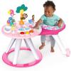 imageBright Starts Around We Go 2in1 Baby Walker Discovery Activity Center and Table Tropic Coral Ages 6 MonthsTropical Coral