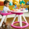 imageBright Starts Around We Go 2in1 Baby Walker Discovery Activity Center and Table Tropic Coral Ages 6 MonthsTropical Coral