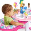 imageBright Starts Around We Go 2in1 Baby Walker Discovery Activity Center and Table Tropic Coral Ages 6 MonthsTropical Coral