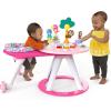 imageBright Starts Around We Go 2in1 Baby Walker Discovery Activity Center and Table Tropic Coral Ages 6 MonthsTropical Coral