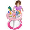imageBright Starts Around We Go 2in1 Baby Walker Discovery Activity Center and Table Tropic Coral Ages 6 MonthsTropical Coral