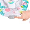 imageBright Starts Baby Bouncer Soothing Vibrations Infant Seat  Removable Toy Bar Nonslip Feet 06 Months Up to 20 lbs Rainforest VibesFlamingo Vibes  Pink