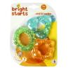 imageBright Starts Chill ampamp Teethe WaterFilled BPAFree Baby Teething Toy Ages 3 MonthsBright Chill  Teethe 3 PK
