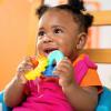 imageBright Starts Chill ampamp Teethe WaterFilled BPAFree Baby Teething Toy Ages 3 MonthsChance of Smiles