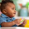 imageBright Starts Chill ampamp Teethe WaterFilled BPAFree Baby Teething Toy Ages 3 MonthsIce Cream Cone