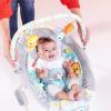 imageBright Starts Comfy Baby Bouncer Soothing Vibrations Infant Seat  Taggies Music Removable Toy Bar 06 Months Up to 20 lbs Whimsical WildWhimsical Wild