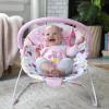 imageBright Starts Disney Baby Minnie Mouse Baby Bouncer Soothing Vibrations Plush Infant Seat  Removable Toy Bar Nonslip Feet 06 Months Up to 20 lbs Spotty DottyMinnie Mouse