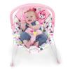imageBright Starts Disney Baby Minnie Mouse Baby Bouncer Soothing Vibrations Plush Infant Seat  Removable Toy Bar Nonslip Feet 06 Months Up to 20 lbs Spotty DottyMinnie Mouse