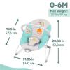 imageBright Starts Disney Baby Minnie Mouse Baby Bouncer Soothing Vibrations Plush Infant Seat  Removable Toy Bar Nonslip Feet 06 Months Up to 20 lbs Spotty DottyWinnie The Pooh
