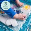imageBright Starts Disney Baby Stitch Water Mat Making Waves Tummy Time Play Mat 3 Floating Toys NewbornStitch