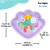 imageBright Starts Disney Baby Stitch Water Mat Making Waves Tummy Time Play Mat 3 Floating Toys NewbornThe Little Mermaid