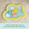 imageBright Starts Disney Baby Stitch Water Mat Making Waves Tummy Time Play Mat 3 Floating Toys NewbornWinnie the Pooh