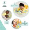 imageBright Starts Disney Baby Stitch Water Mat Making Waves Tummy Time Play Mat 3 Floating Toys NewbornWinnie the Pooh