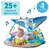 imageBright Starts Disney Baby The Little Mermaid Twinkle Trove LightUp Musical Baby Activity Gym with Tummy Time Pillow NewbornFinding Nemo