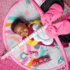 imageBright Starts Disney Baby The Little Mermaid Twinkle Trove LightUp Musical Baby Activity Gym with Tummy Time Pillow NewbornMinnie Mouse Forever Besties