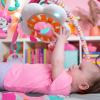 imageBright Starts Disney Baby The Little Mermaid Twinkle Trove LightUp Musical Baby Activity Gym with Tummy Time Pillow NewbornMinnie Mouse Forever Besties