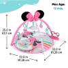 imageBright Starts Disney Baby The Little Mermaid Twinkle Trove LightUp Musical Baby Activity Gym with Tummy Time Pillow NewbornMinnie Mouse Forever Besties