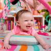 imageBright Starts Disney Baby The Little Mermaid Twinkle Trove LightUp Musical Baby Activity Gym with Tummy Time Pillow NewbornMinnie Mouse Forever Besties
