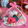 imageBright Starts Disney Baby The Little Mermaid Twinkle Trove LightUp Musical Baby Activity Gym with Tummy Time Pillow NewbornMinnie Mouse Forever Besties