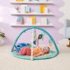 imageBright Starts Disney Baby The Little Mermaid Twinkle Trove LightUp Musical Baby Activity Gym with Tummy Time Pillow NewbornStitch