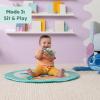 imageBright Starts Disney Baby The Little Mermaid Twinkle Trove LightUp Musical Baby Activity Gym with Tummy Time Pillow NewbornStitch
