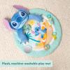 imageBright Starts Disney Baby The Little Mermaid Twinkle Trove LightUp Musical Baby Activity Gym with Tummy Time Pillow NewbornStitch