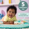 imageBright Starts Disney Baby The Little Mermaid Twinkle Trove LightUp Musical Baby Activity Gym with Tummy Time Pillow NewbornStitch