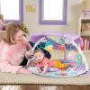 imageBright Starts Disney Baby The Little Mermaid Twinkle Trove LightUp Musical Baby Activity Gym with Tummy Time Pillow NewbornThe Little Mermaid