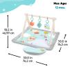 imageBright Starts Disney Baby The Little Mermaid Twinkle Trove LightUp Musical Baby Activity Gym with Tummy Time Pillow NewbornWinnie the Pooh