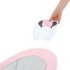 imageBright Starts Disney Baby Winnie The Pooh Baby Bouncer Soothing Vibrations Deluxe Infant Seat  Faux Suede Music Removable Toy Bar 06 Months 620 lbs Dots ampamp Hunny PotsMinnie Mouse