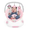 imageBright Starts Disney Baby Winnie The Pooh Baby Bouncer Soothing Vibrations Deluxe Infant Seat  Faux Suede Music Removable Toy Bar 06 Months 620 lbs Dots ampamp Hunny PotsMinnie Mouse