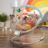 imageBright Starts Disney Baby Winnie The Pooh Baby Bouncer Soothing Vibrations Deluxe Infant Seat  Faux Suede Music Removable Toy Bar 06 Months 620 lbs Dots ampamp Hunny PotsWinnie the Pooh  Dots  Hunny Pots