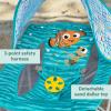 imageBright Starts Disney Finding Nemo Pop N Chill Travel Seat IndoorOutdoor Use Infant Seat with UPF 50 Canopy Blue Ages 06 MonthsNemo