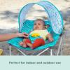 imageBright Starts Disney Finding Nemo Pop N Chill Travel Seat IndoorOutdoor Use Infant Seat with UPF 50 Canopy Blue Ages 06 MonthsNemo
