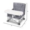imageBright Starts Disney Minnie Mouse Pop N Sit Portable Booster IndoorOutdoor Use Floor Seat with Feeding Tray 6 Mos  3 YrsGray 1