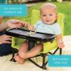 imageBright Starts Disney Minnie Mouse Pop N Sit Portable Booster IndoorOutdoor Use Floor Seat with Feeding Tray 6 Mos  3 YrsGreen