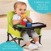 imageBright Starts Disney Minnie Mouse Pop N Sit Portable Booster IndoorOutdoor Use Floor Seat with Feeding Tray 6 Mos  3 YrsGreen
