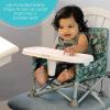 imageBright Starts Disney Minnie Mouse Pop N Sit Portable Booster IndoorOutdoor Use Floor Seat with Feeding Tray 6 Mos  3 YrsJungle Bontanical